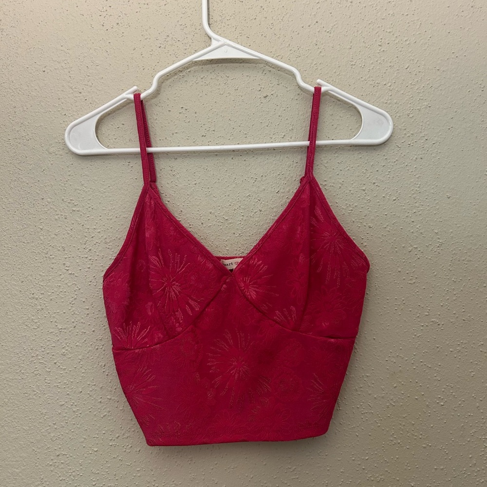 Heart Hips Vibrant Pink Top